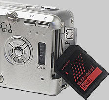 Konica Digital Revio KD-300Z - SD-Card
